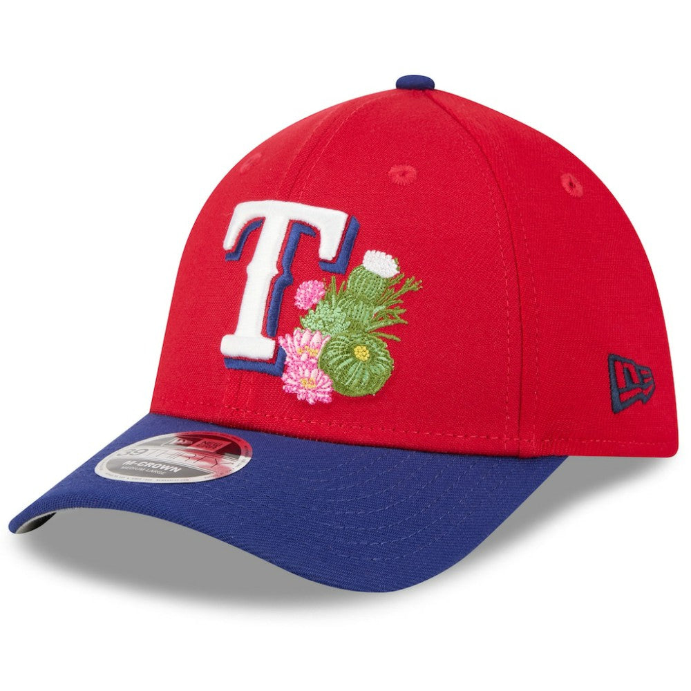 Texas Rangers 2026 Spring Training M-Crown 39THIRTY Flex Hat - Red/Royal | New Era