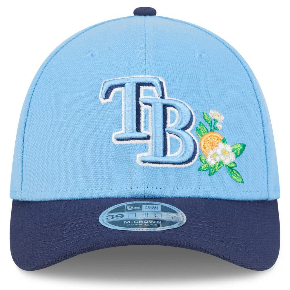 Tampa Bay Rays 2026 Spring Training M-Crown 39THIRTY Flex Hat - Light Blue/Navy | New Era