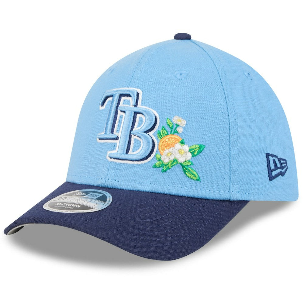 Tampa Bay Rays 2026 Spring Training M-Crown 39THIRTY Flex Hat - Light Blue/Navy | New Era