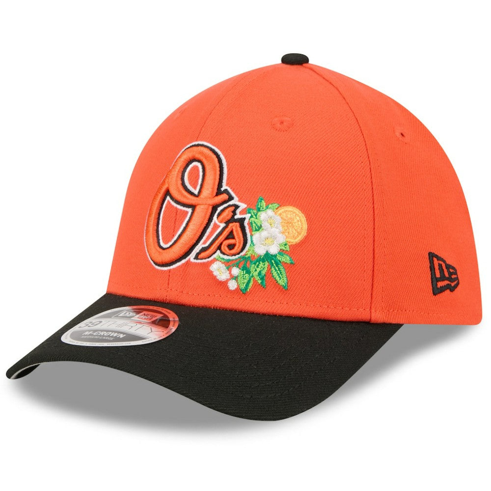 Baltimore Orioles 2026 Spring Training M-Crown 39THIRTY Flex Hat - Orange/Black | New Era
