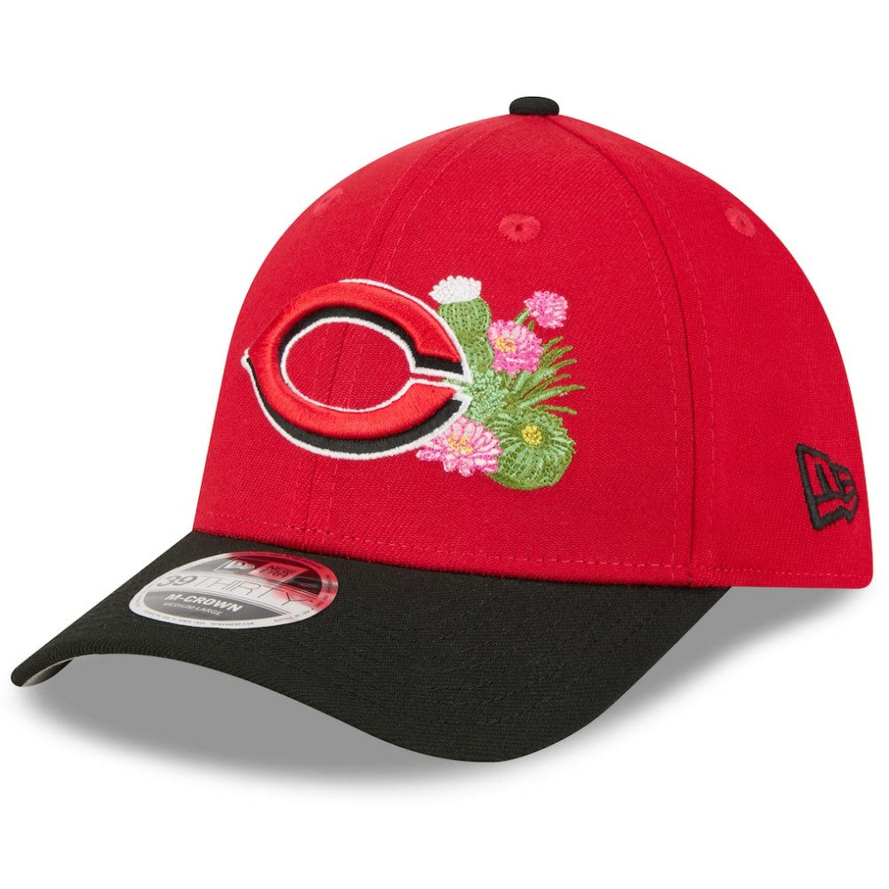 Cincinnati Reds 2026 Spring Training M-Crown 39THIRTY Flex Hat - Red/Black | New Era