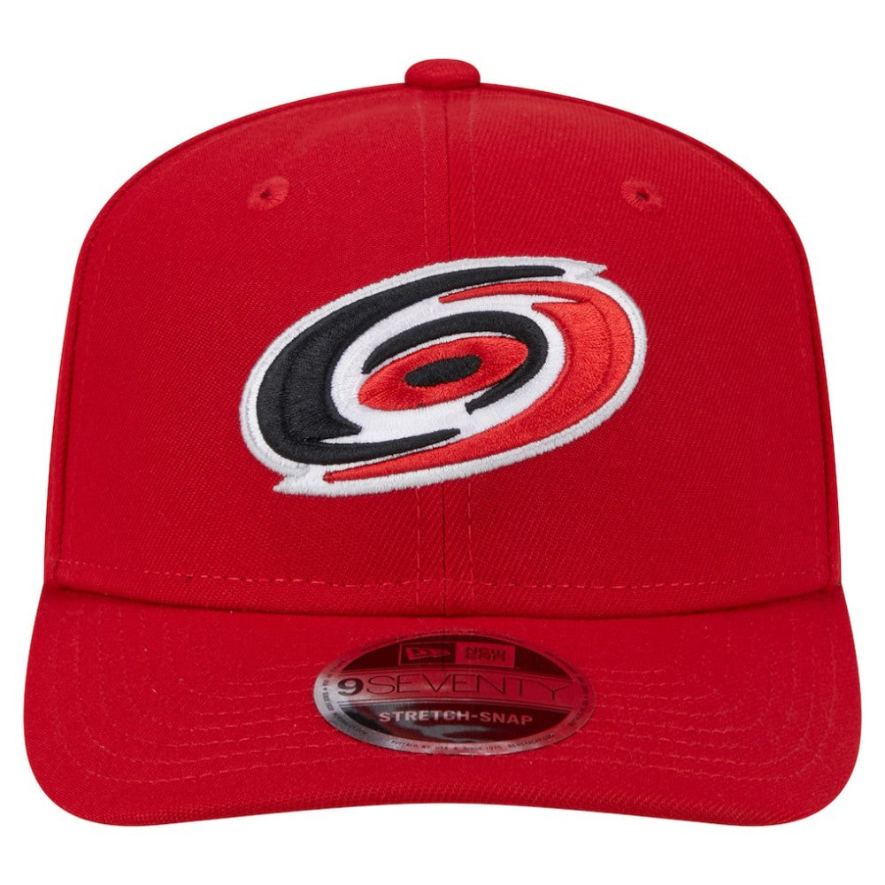 Carolina Hurricanes New Era Logo Basic 9SEVENTY Adjustable Hat