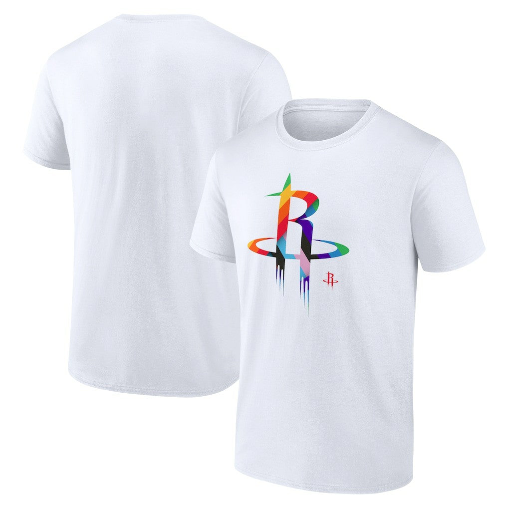 Houston Rockets Team Logo Pride T-Shirt - White online