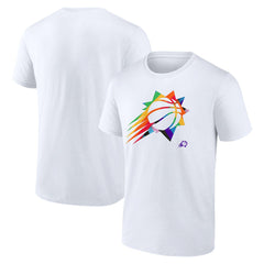 Phoenix Suns Team Logo Pride T-Shirt - White on sale