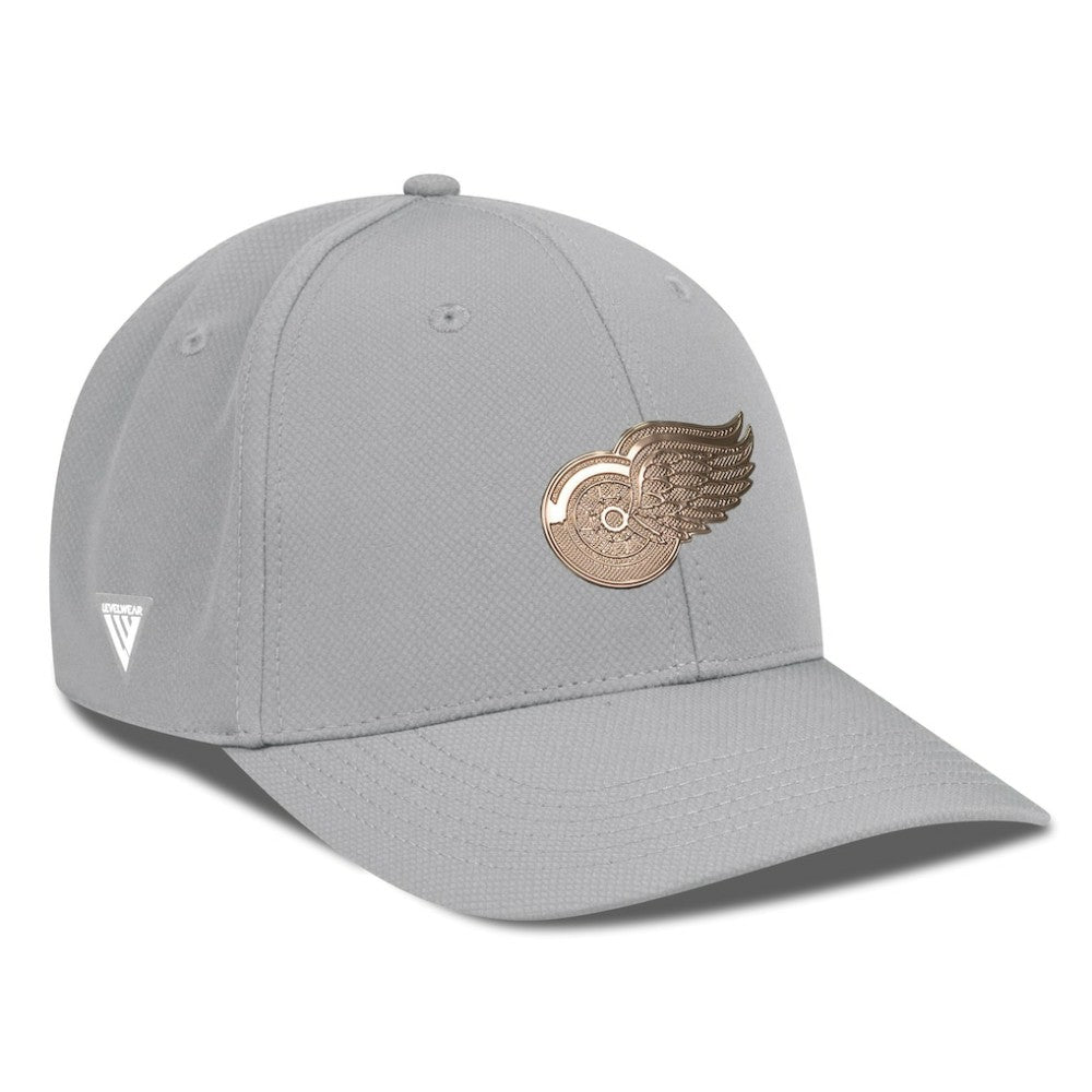 Detroit Red Wings Levelwear Rise Copper Insignia Flex Hat