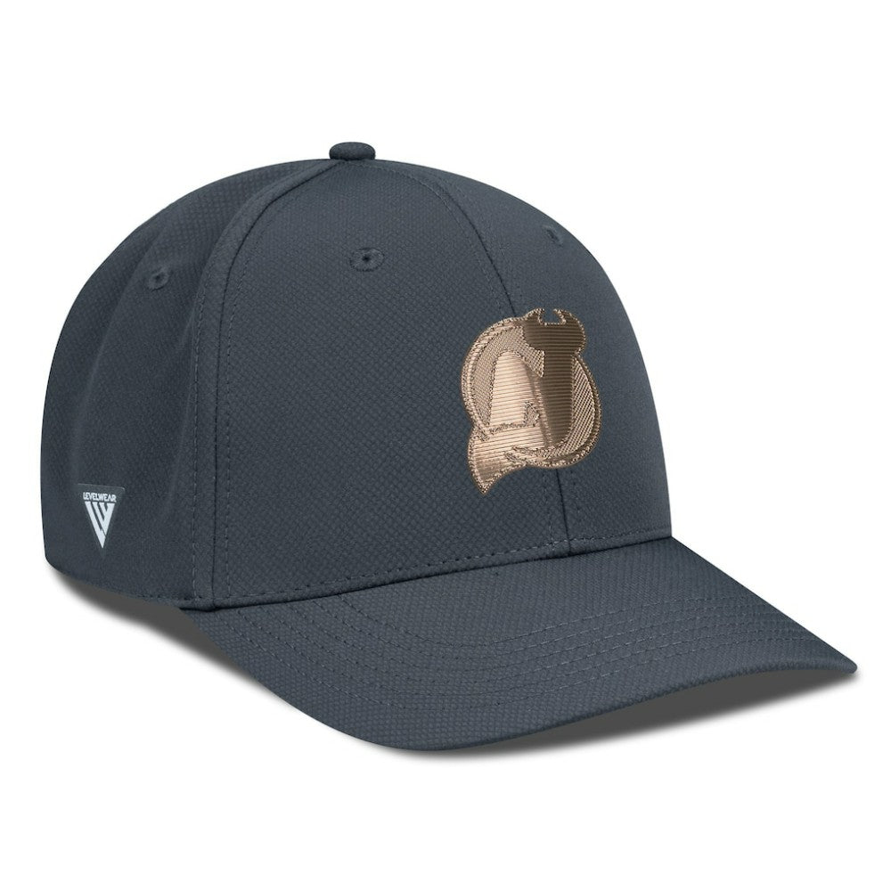New Jersey Devils Levelwear Rise Copper Insignia Flex Hat