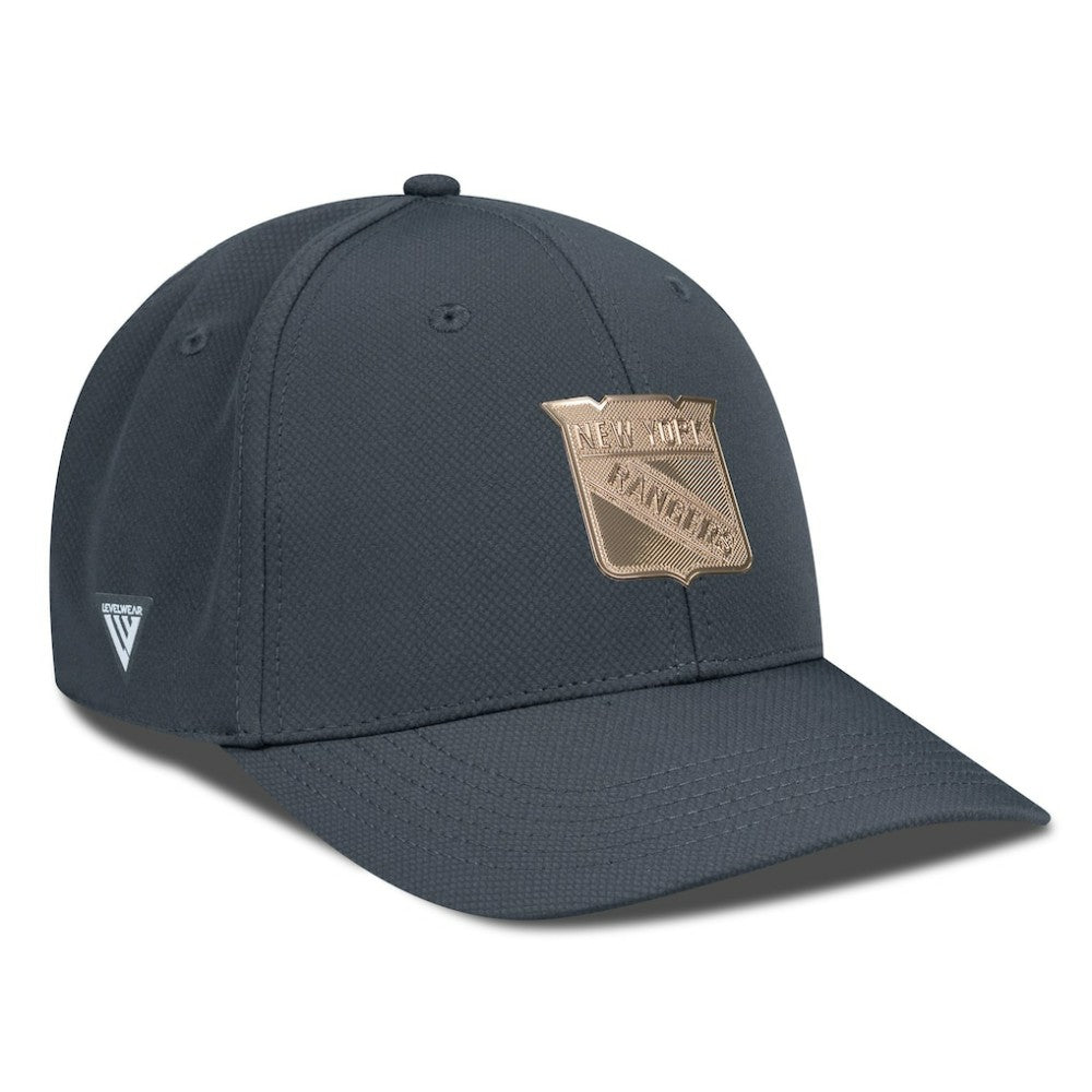 New York Rangers Levelwear Rise Copper Insignia Flex Hat