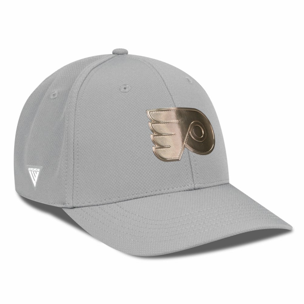 Philadelphia Flyers Levelwear Rise Copper Insignia Flex Hat