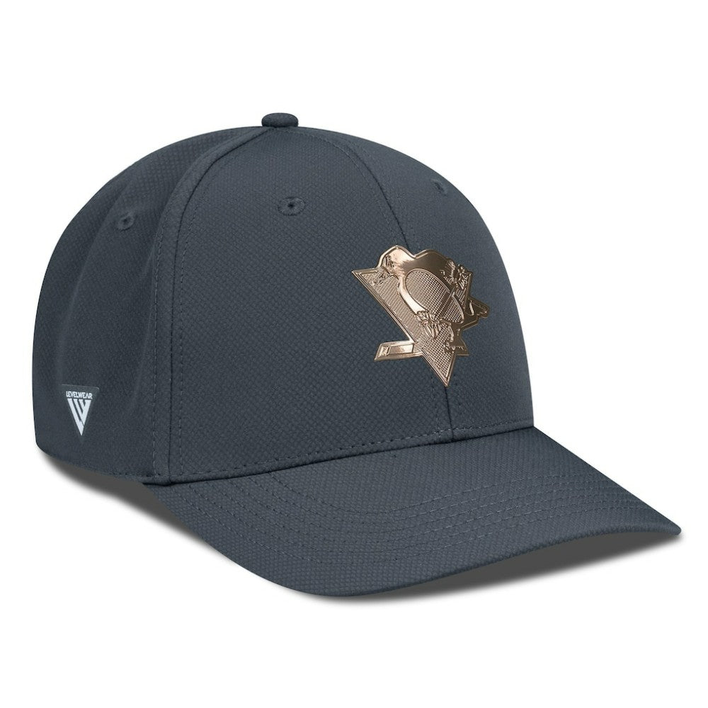 Pittsburgh Penguins Levelwear Rise Copper Insignia Flex Hat