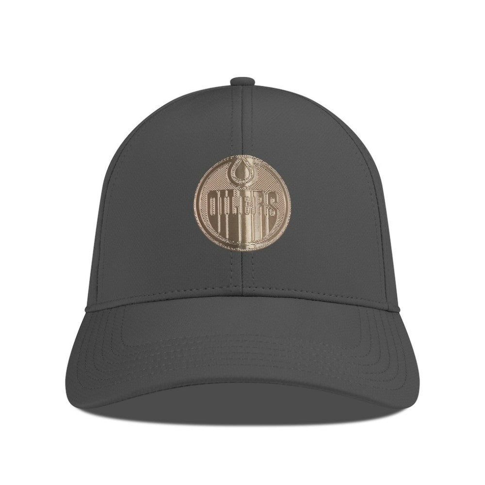 Edmonton Oilers Levelwear Ascend Copper Insignia Vented Adjustable Hat