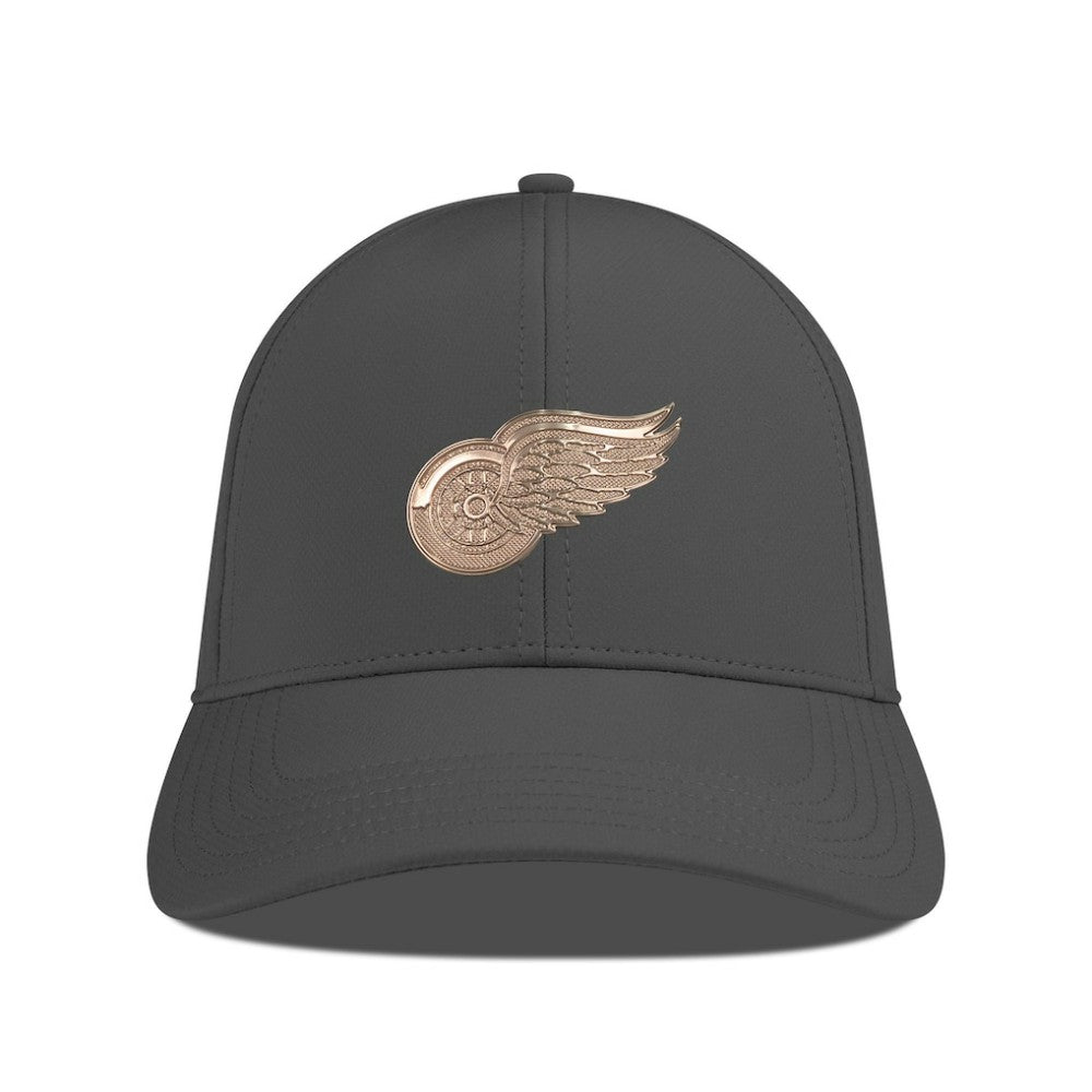 Detroit Red Wings Levelwear Ascend Copper Insignia Vented Adjustable Hat