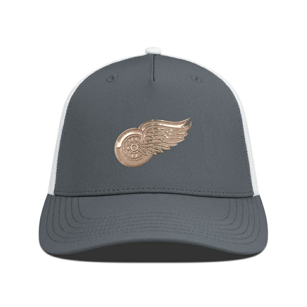 Detroit Red Wings Levelwear Signal Copper Insignia Trucker Adjustable Hat