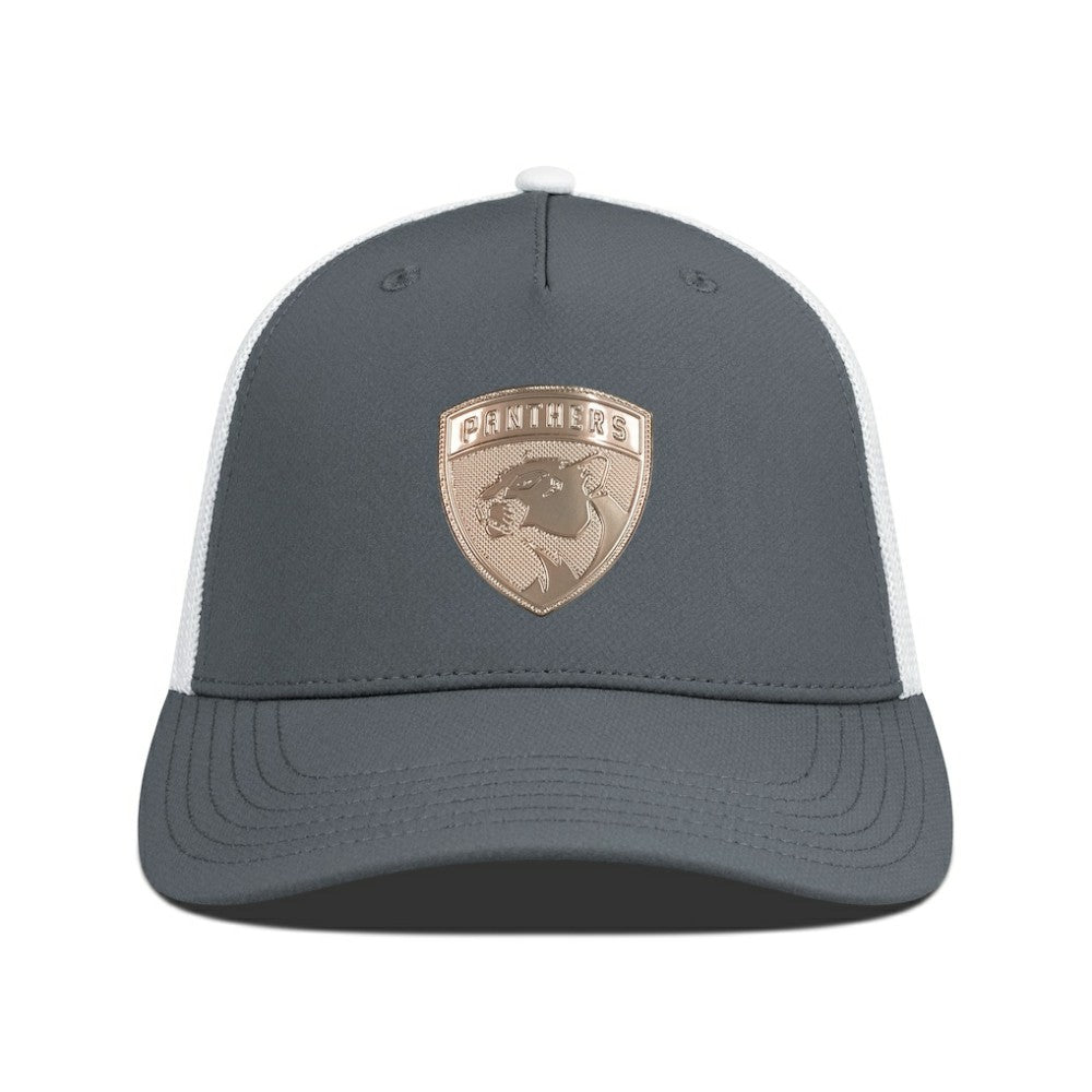 Florida Panthers Levelwear Signal Copper Insignia Trucker Adjustable Hat