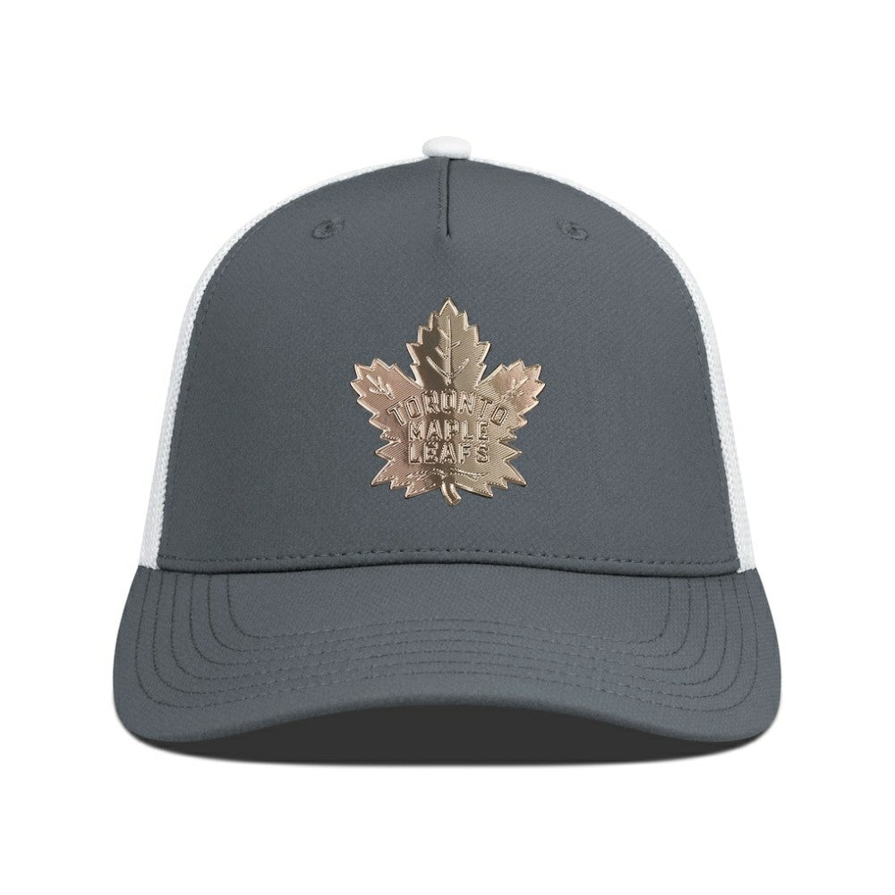Toronto Maple Leafs Levelwear Signal Copper Insignia Trucker Adjustable Hat