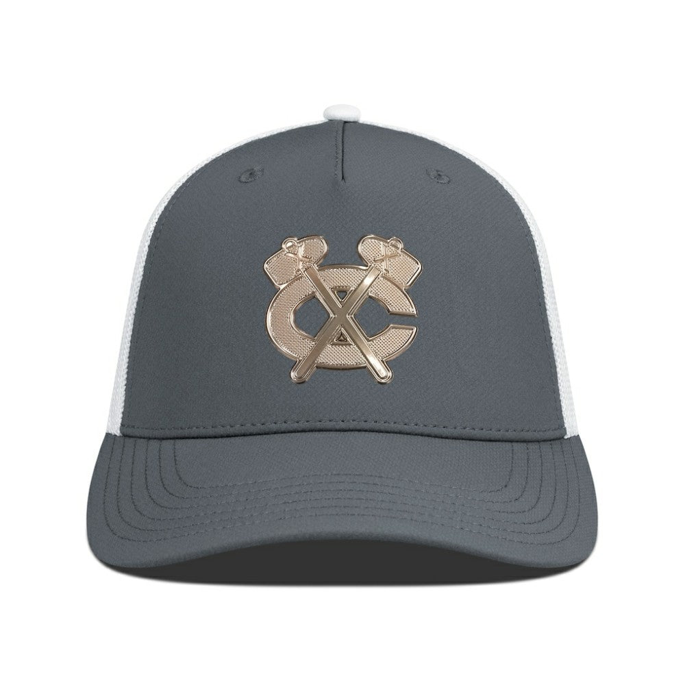 Chicago Blackhawks Levelwear Signal Copper Insignia Trucker Adjustable Hat