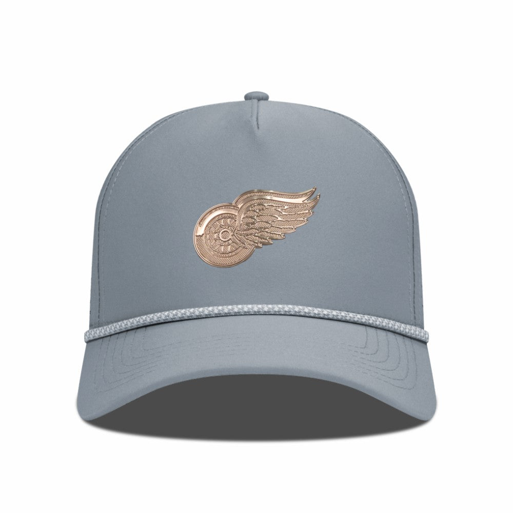 Detroit Red Wings Levelwear Gordon Copper Insignia Vented Adjustable Hat