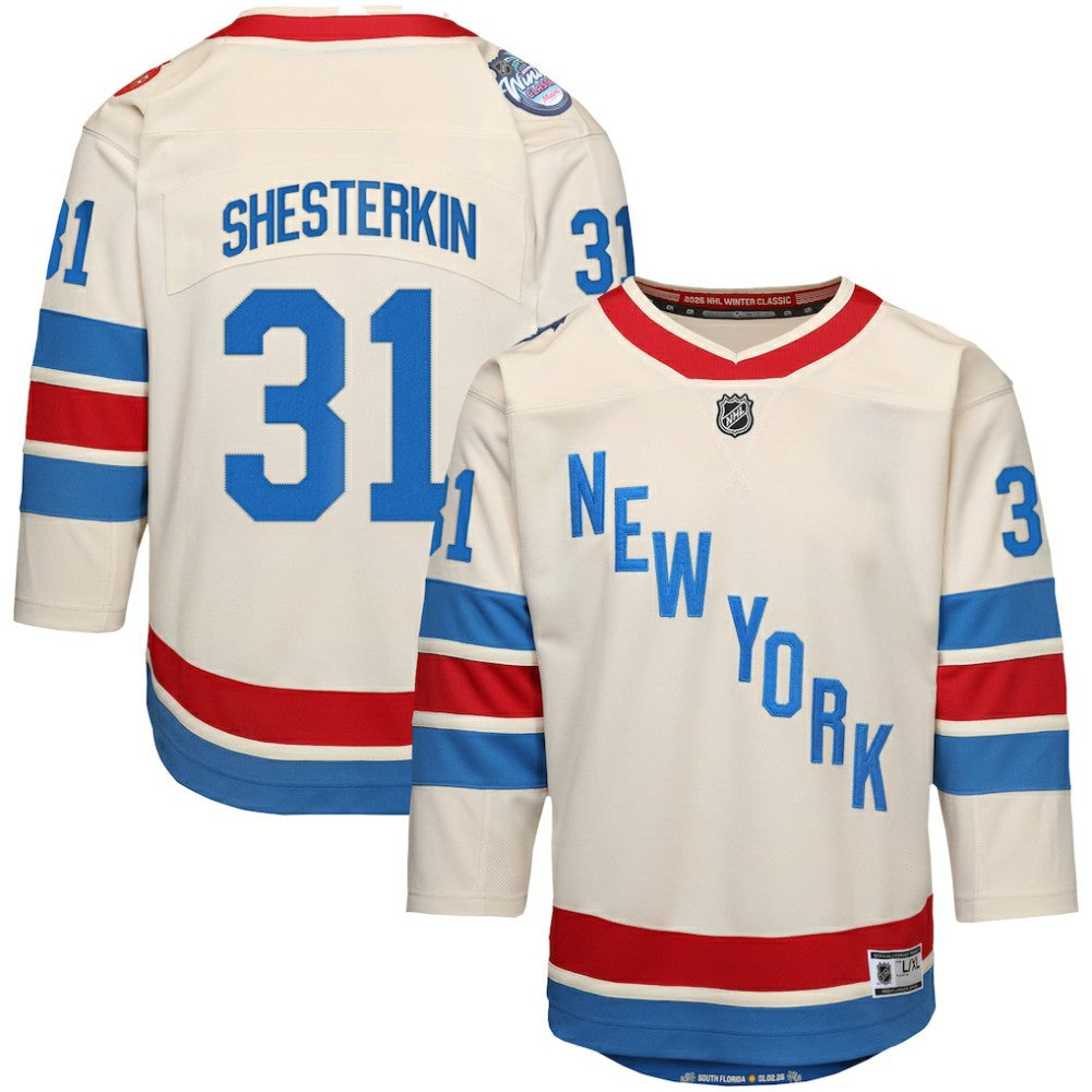 Igor Shesterkin New York Rangers Outerstuff Youth 2026 NHL Winter Classic Premier Jersey