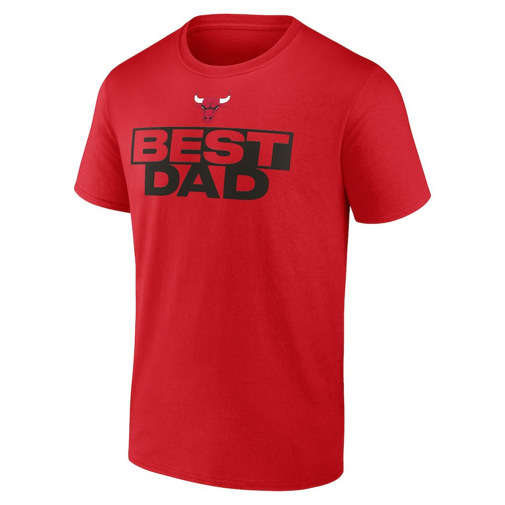 Chicago Bulls Greatest Dad T-Shirt sale - Red discount