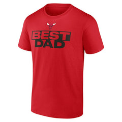 Chicago Bulls Greatest Dad T-Shirt sale - Red discount