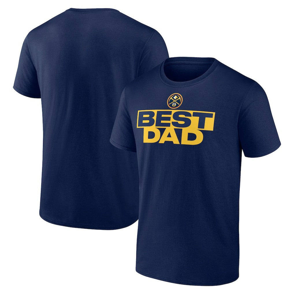 Denver Nuggets Greatest Dad T-Shirt sale - Navy sale