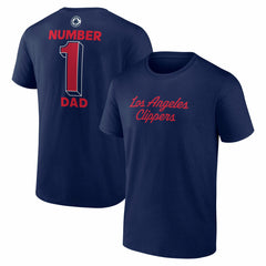 LA Clippers #1 Dad Jersey T-Shirt - Navy outlet