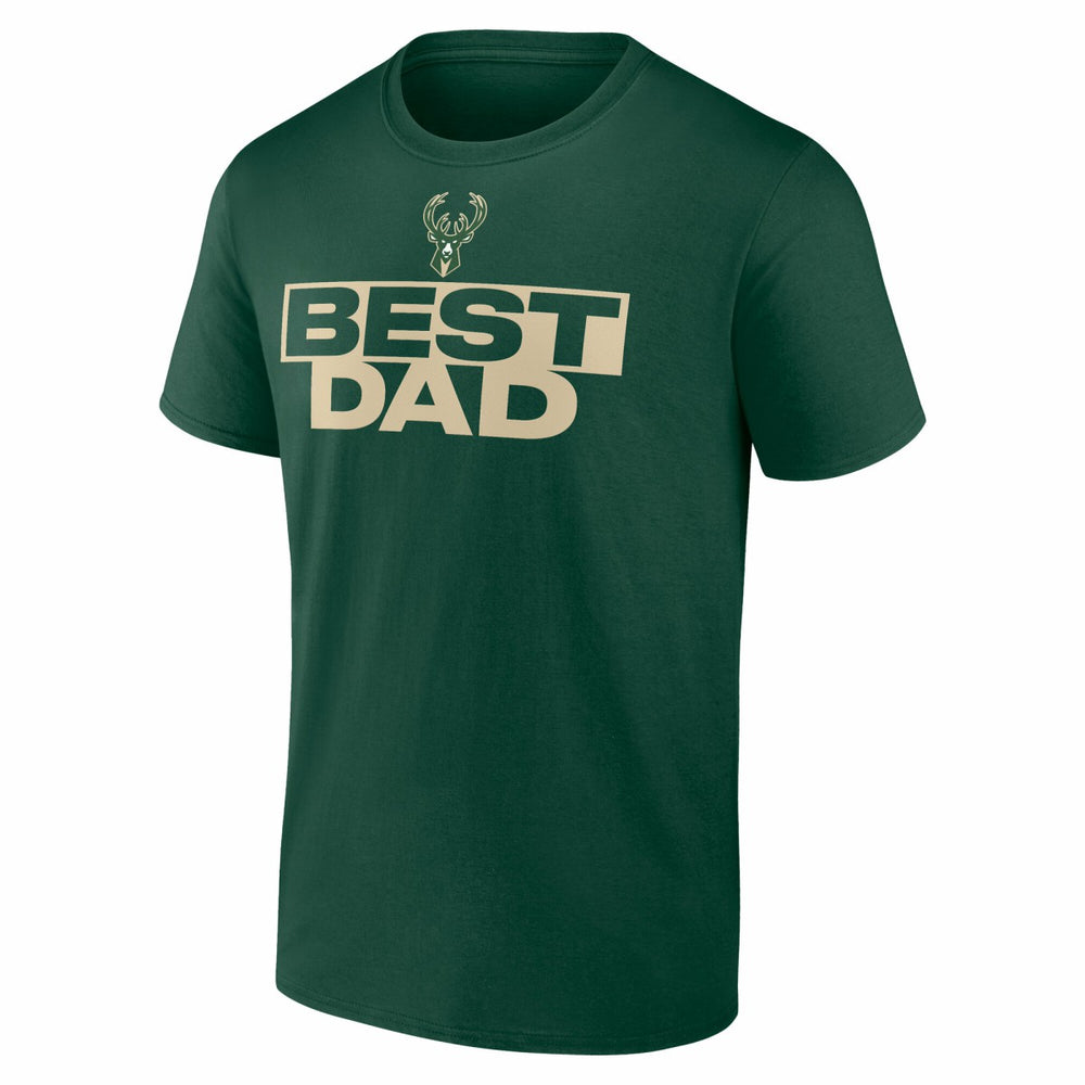 Milwaukee Bucks Greatest Dad T-Shirt - Hunter Green sale