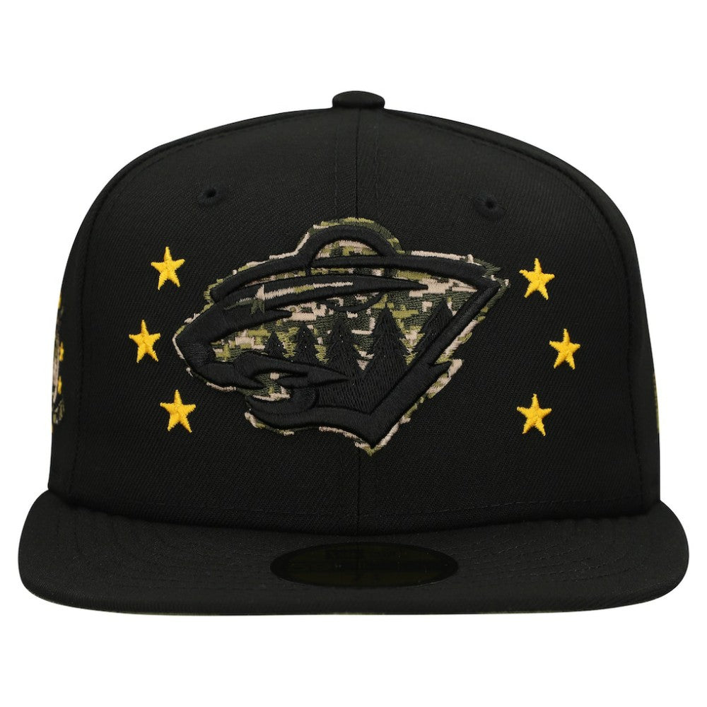 Minnesota Wild New Era Military Appreciation Digital Camo Stars 59FIFTY Fitted Hat