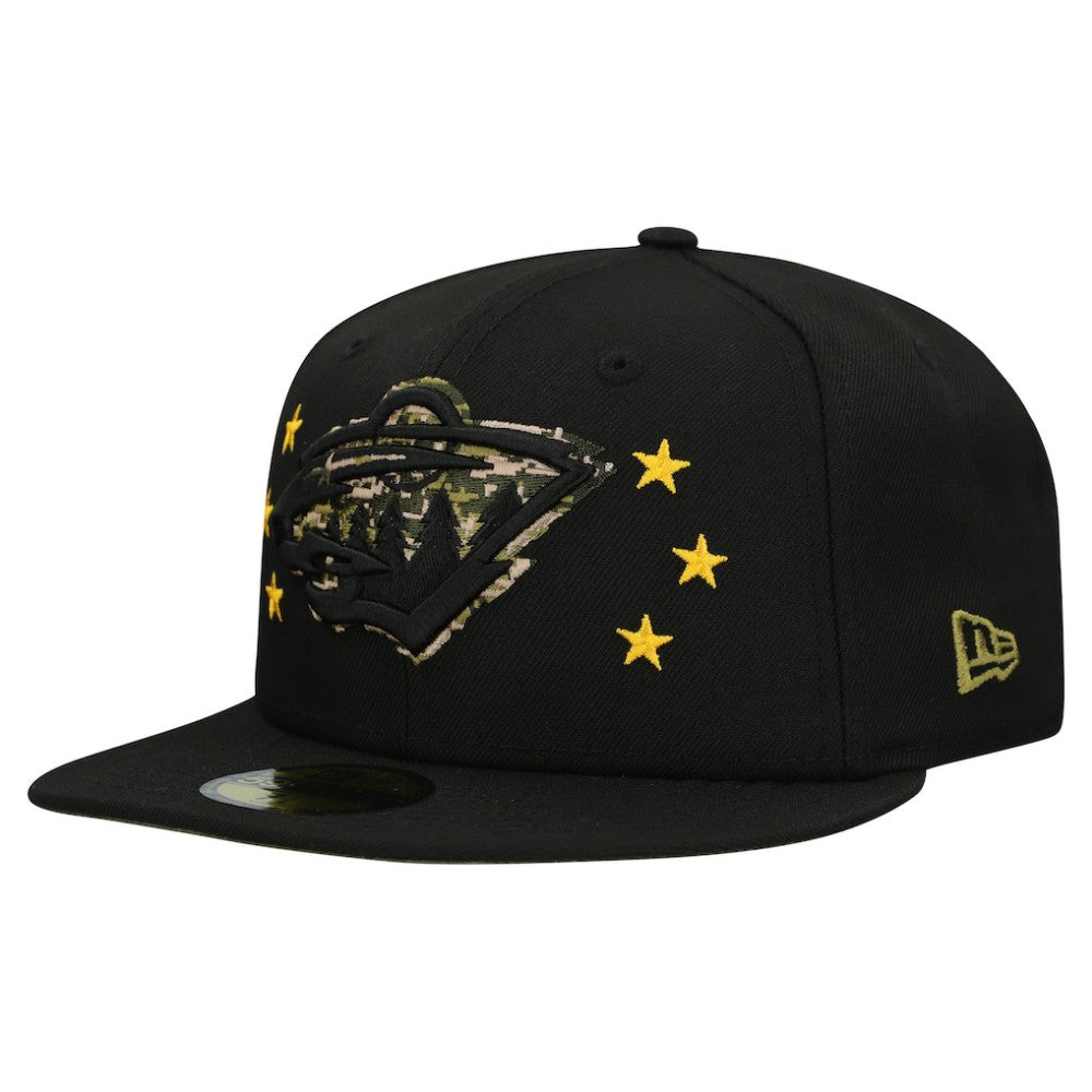Minnesota Wild New Era Military Appreciation Digital Camo Stars 59FIFTY Fitted Hat