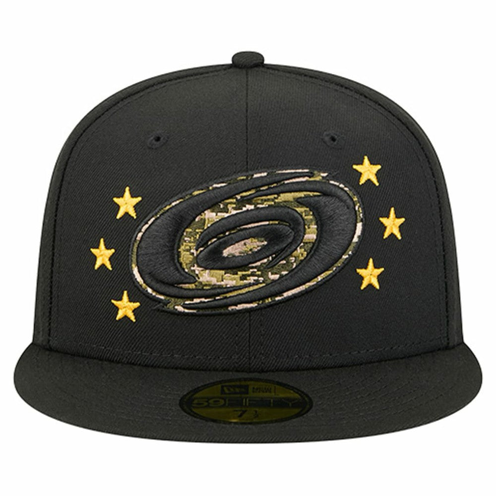 Carolina Hurricanes New Era Military Appreciation Digital Camo Stars 59FIFTY Fitted Hat