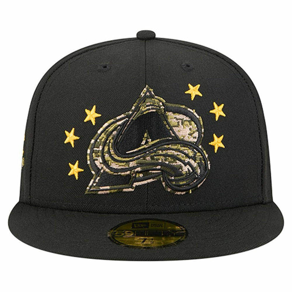 Colorado Avalanche New Era Military Appreciation Digital Camo Stars 59FIFTY Fitted Hat