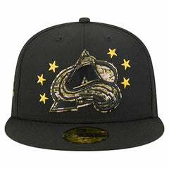 Colorado Avalanche New Era Military Appreciation Digital Camo Stars 59FIFTY Fitted Hat
