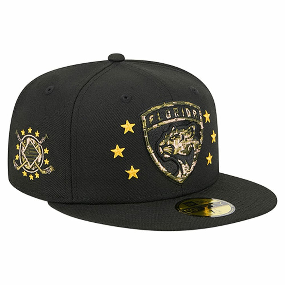 Florida Panthers New Era Military Appreciation Digital Camo Stars 59FIFTY Fitted Hat