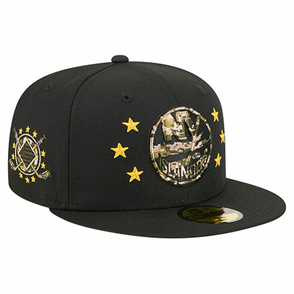 New York Islanders New Era Military Appreciation Digital Camo Stars 59FIFTY Fitted Hat