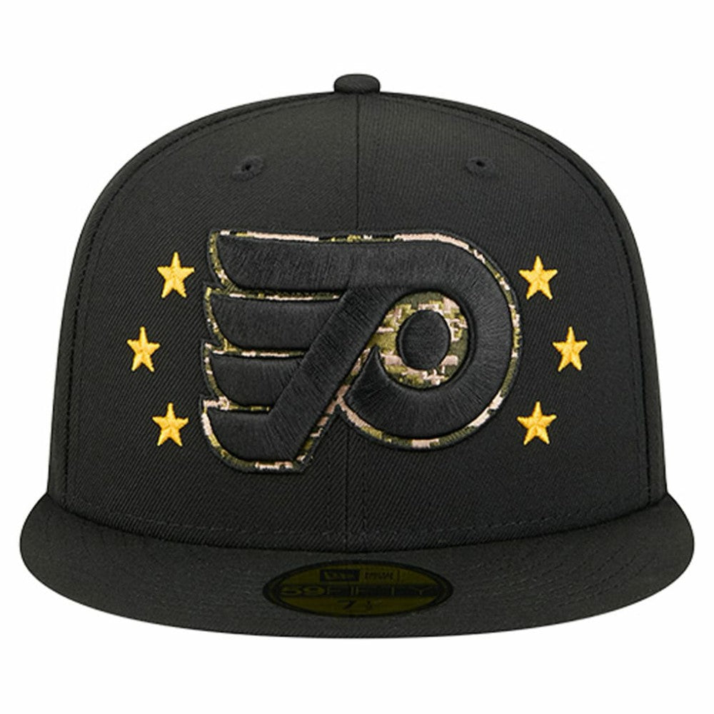 Philadelphia Flyers New Era Military Appreciation Digital Camo Stars 59FIFTY Fitted Hat