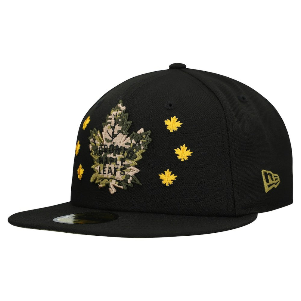 Toronto Maple Leafs New Era Military Appreciation Digital Camo Stars 59FIFTY Fitted Hat