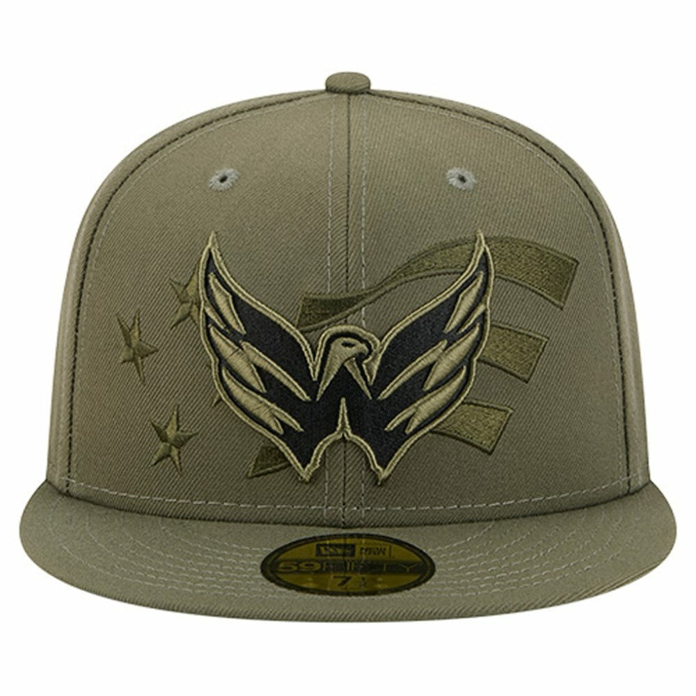 Washington Capitals New Era Military Appreciation Flag 59FIFTY Fitted Hat