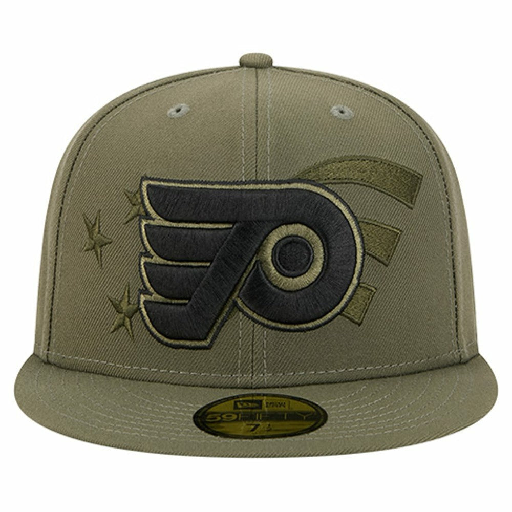 Philadelphia Flyers New Era Military Appreciation Flag 59FIFTY Fitted Hat