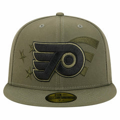 Philadelphia Flyers New Era Military Appreciation Flag 59FIFTY Fitted Hat