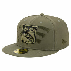 New York Rangers New Era Military Appreciation Flag 59FIFTY Fitted Hat