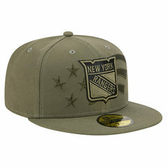 New York Rangers New Era Military Appreciation Flag 59FIFTY Fitted Hat