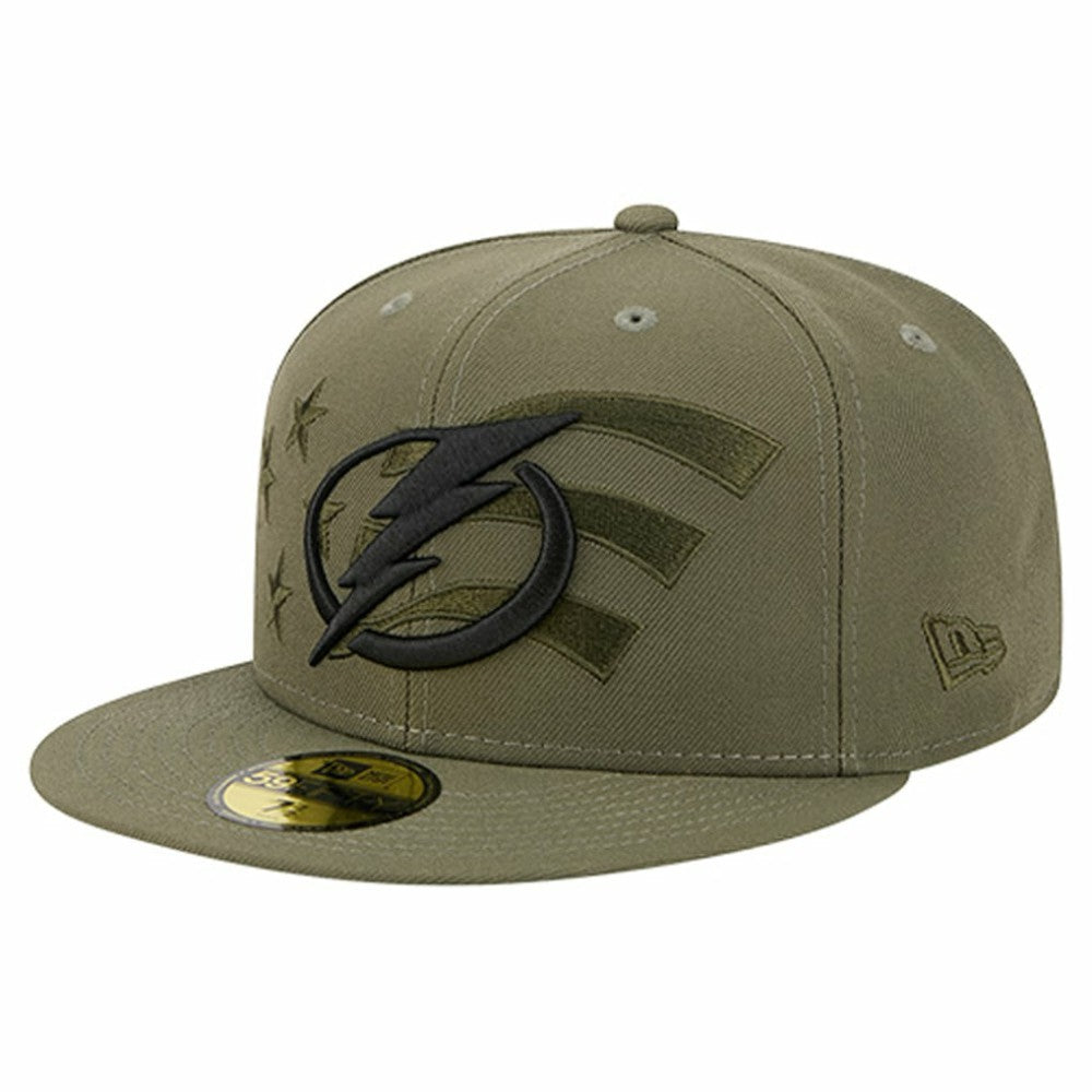 Tampa Bay Lightning New Era Military Appreciation Flag 59FIFTY Fitted Hat