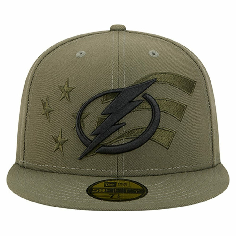 Tampa Bay Lightning New Era Military Appreciation Flag 59FIFTY Fitted Hat