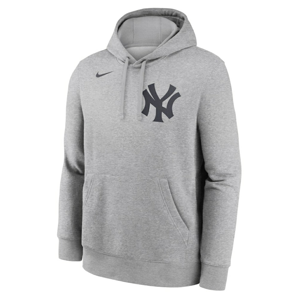 Anthony Volpe New York Yankees Player Name & Number Club Fleece Pullover Hoodie - Heather Gray | Nike
