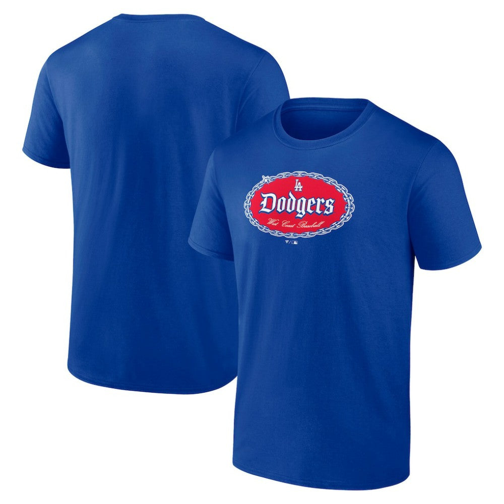 Los Angeles Dodgers Chain T-Shirt - Royal