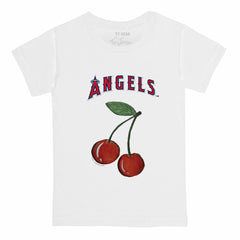 Los Angeles Angels Tiny Turnip  Youth Cherries T-Shirt - White