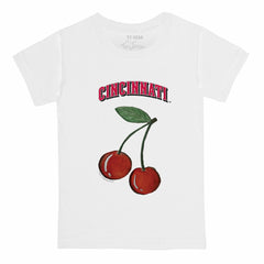 Cincinnati Reds Tiny Turnip  Youth Cherries T-Shirt - White