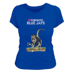 Toronto Blue Jays Tiny Turnip Women's Velociraptor T-Shirt - Royal
