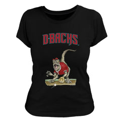 Arizona Diamondbacks Tiny Turnip Women's Velociraptor T-Shirt - Black