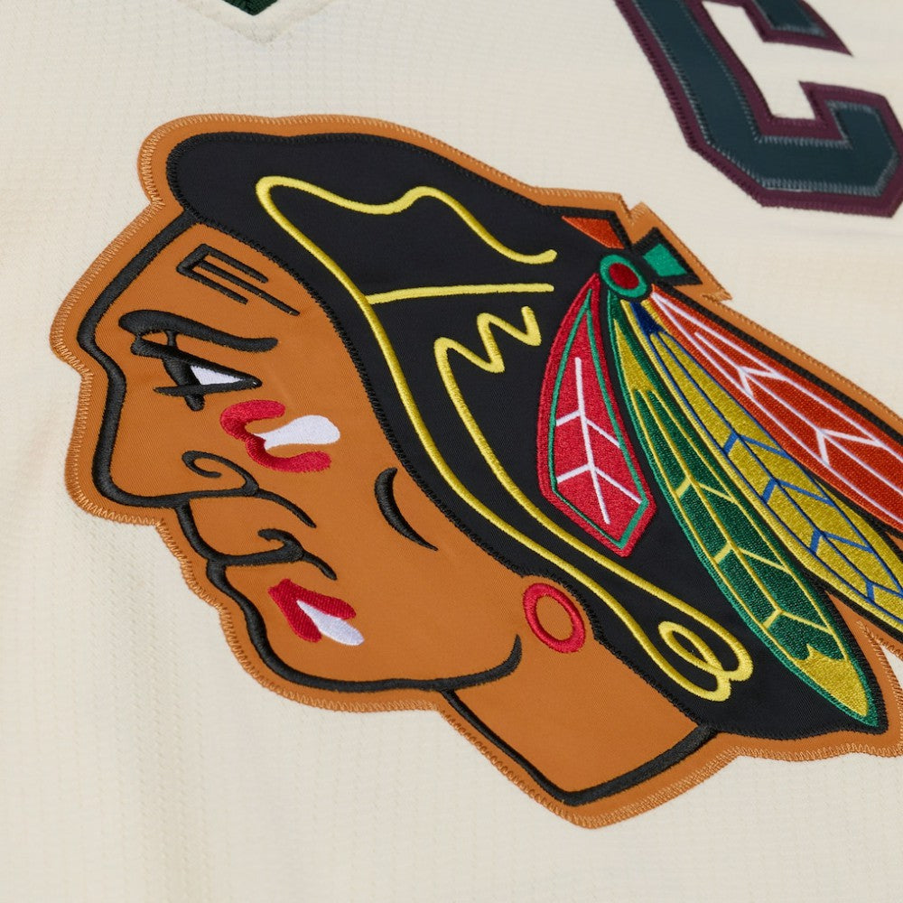 Chicago Blackhawks Mitchell & Ness x Just Don Jersey Hoodie