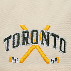 Toronto Maple Leafs Mitchell & Ness x Just Don Wave Script Pro Strapback Hat